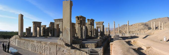 The palace at Persepolis