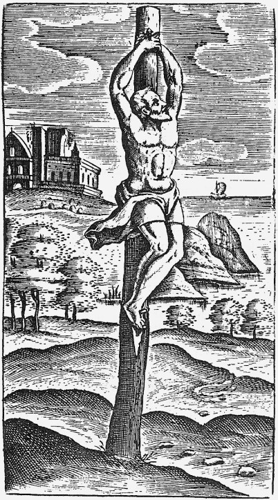 A "Crux Simplex" depicted by Justin Lipsius, 1629